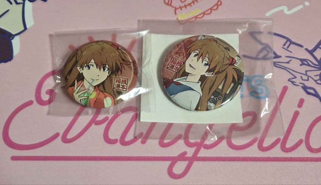 エヴァ　アスカ　ミニ缶バッジ