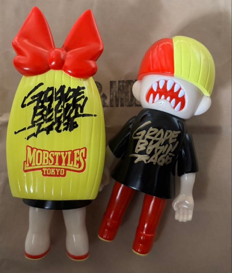 Grape Brain ＆Mosh MVG 限定 にぎるちゃん のりくん ソフビ