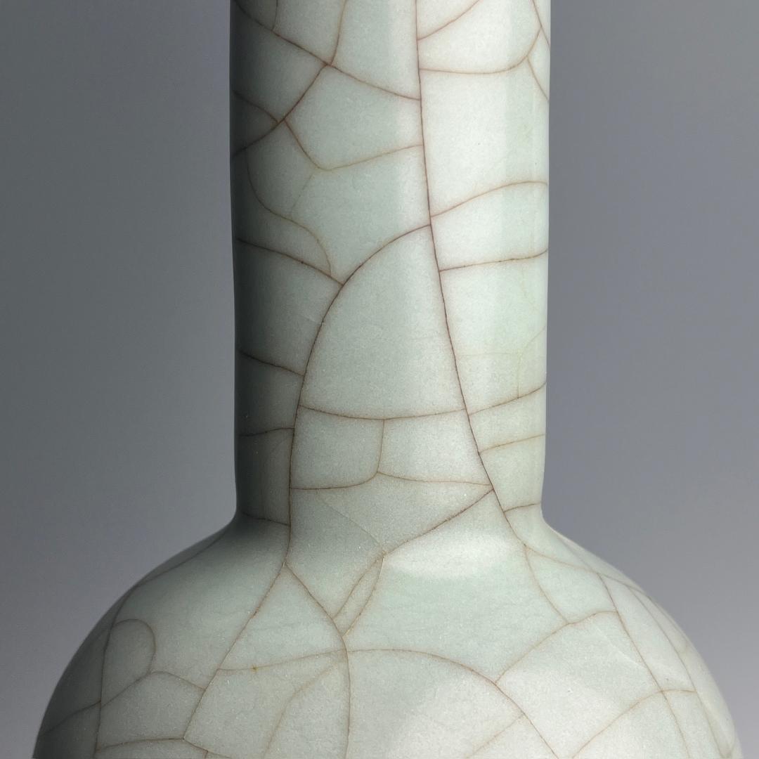 青磁花瓶 景徳鎮窯 古玩 中国美術 唐物 擺件SN16