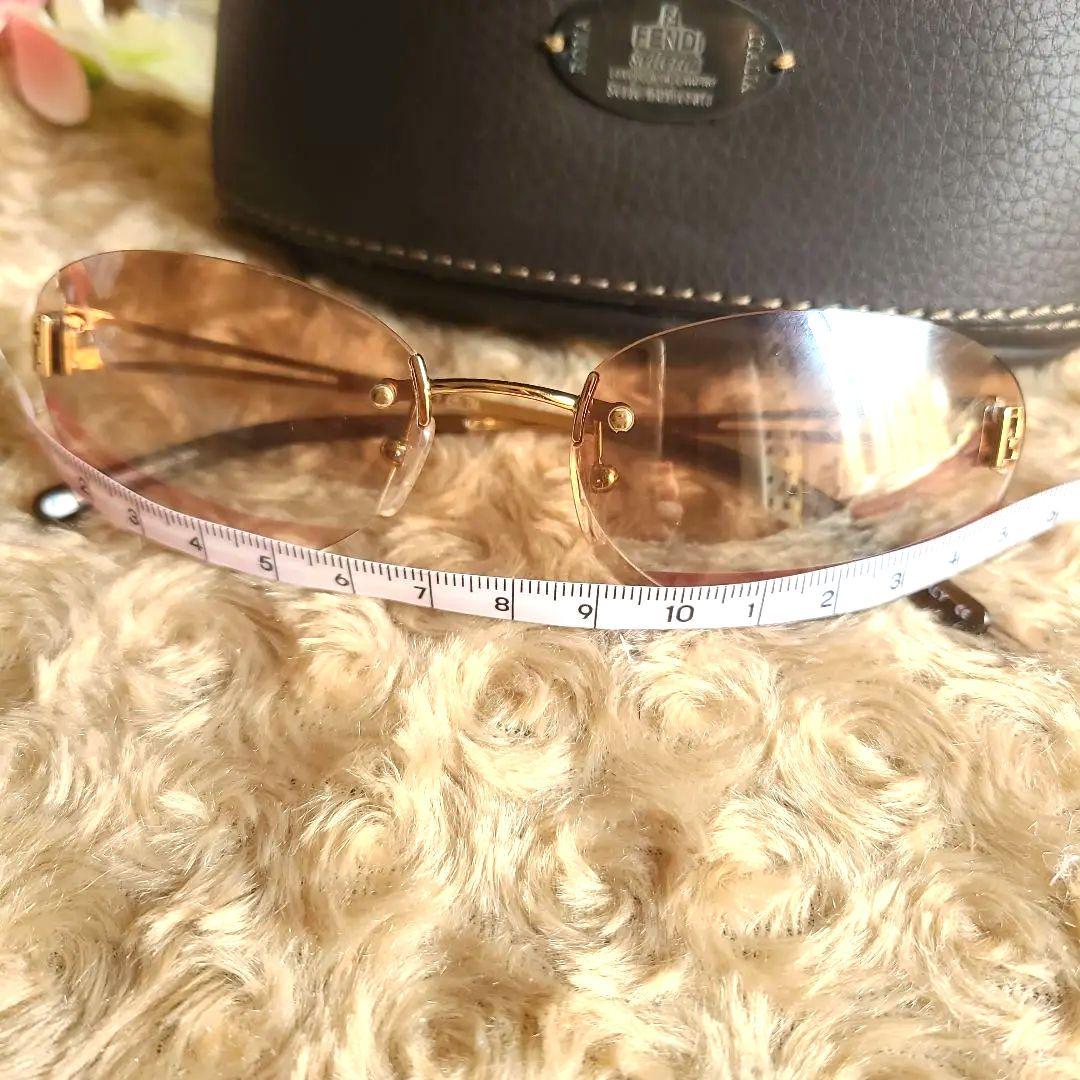 縁なし希少【FENDI】フェンディサングラス