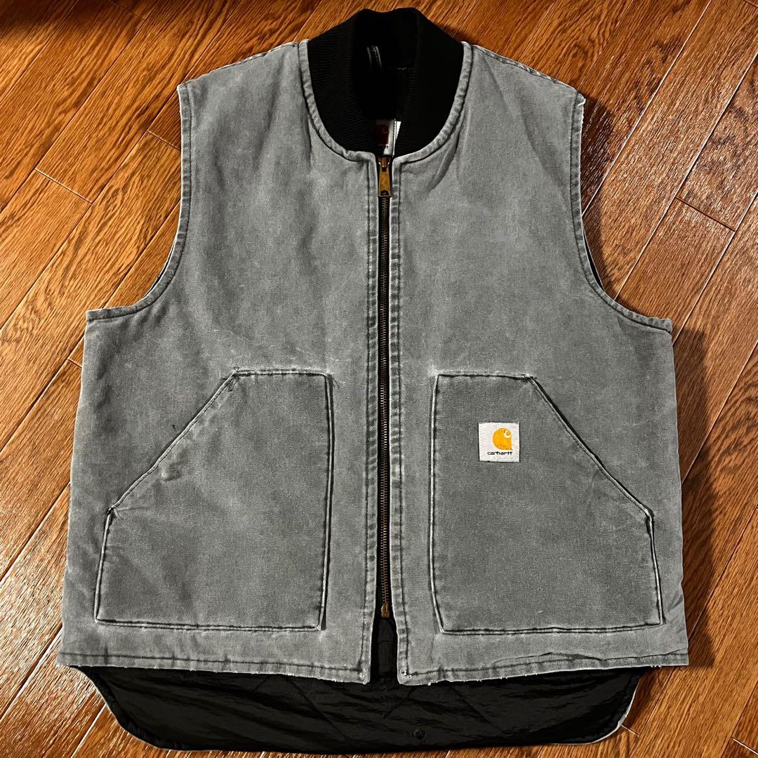 希少 カーハート V02 HTG 腰ゴム ダックベスト L 1998-99限定