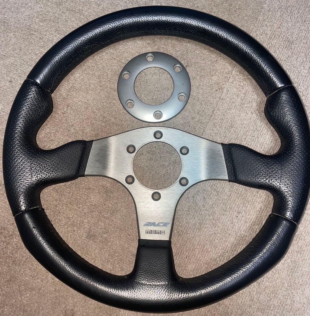人気 美品 現車外し momo レース ステアリング 外径320mm 貴重