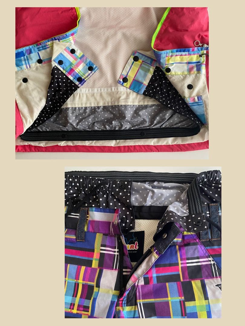 【値下げ中‼️】［FLAUNT／フラント］スノボウェア　上下セット　レディース　M