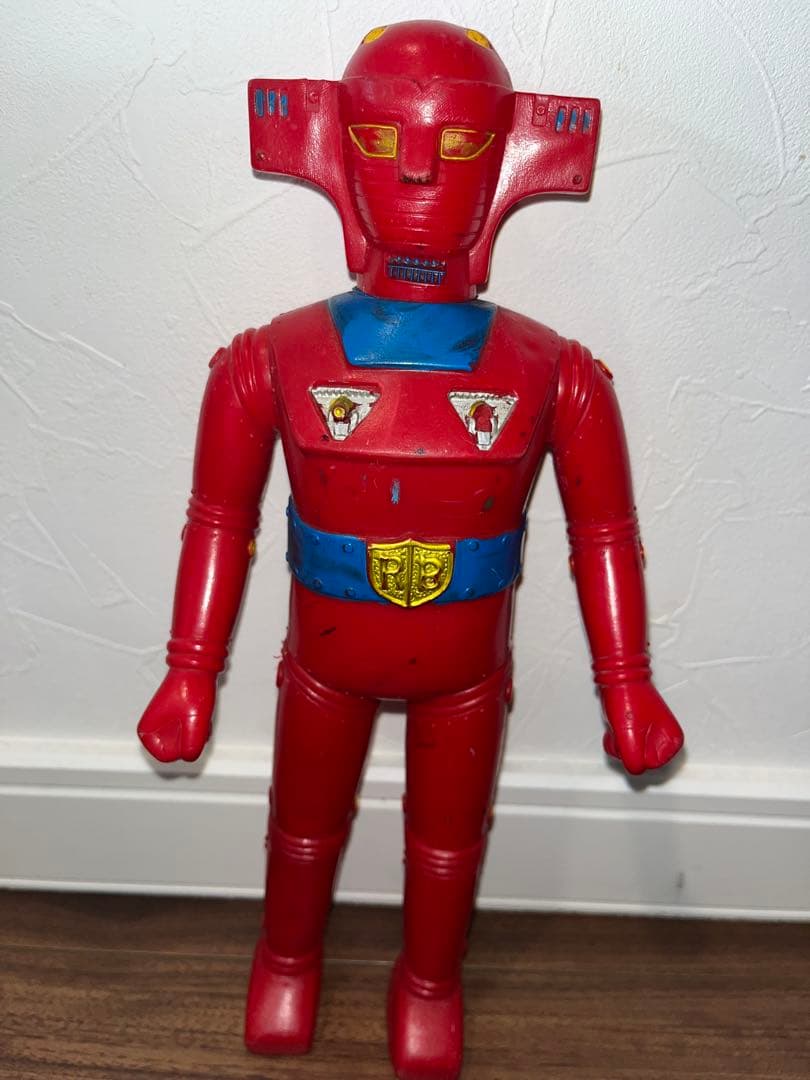 希少 ブルマァク スーパーロボット レッドバロン ソフビ人形