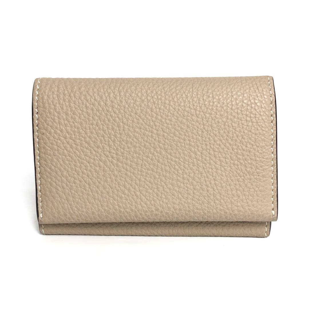 【美品】BONAVENTURA ボナベンチュラ 名刺入れ カードケース グレー系