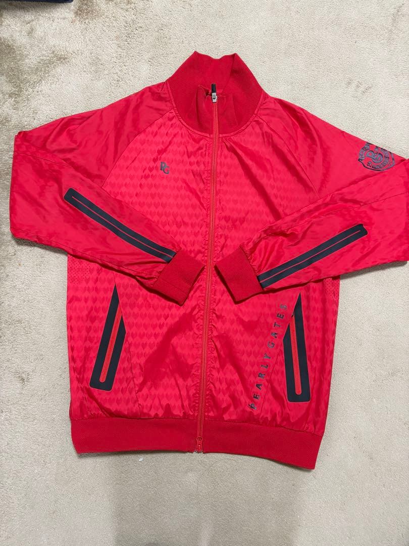 ★美品　PEARLY GATES ジップアップジャケット レッド サイズ4