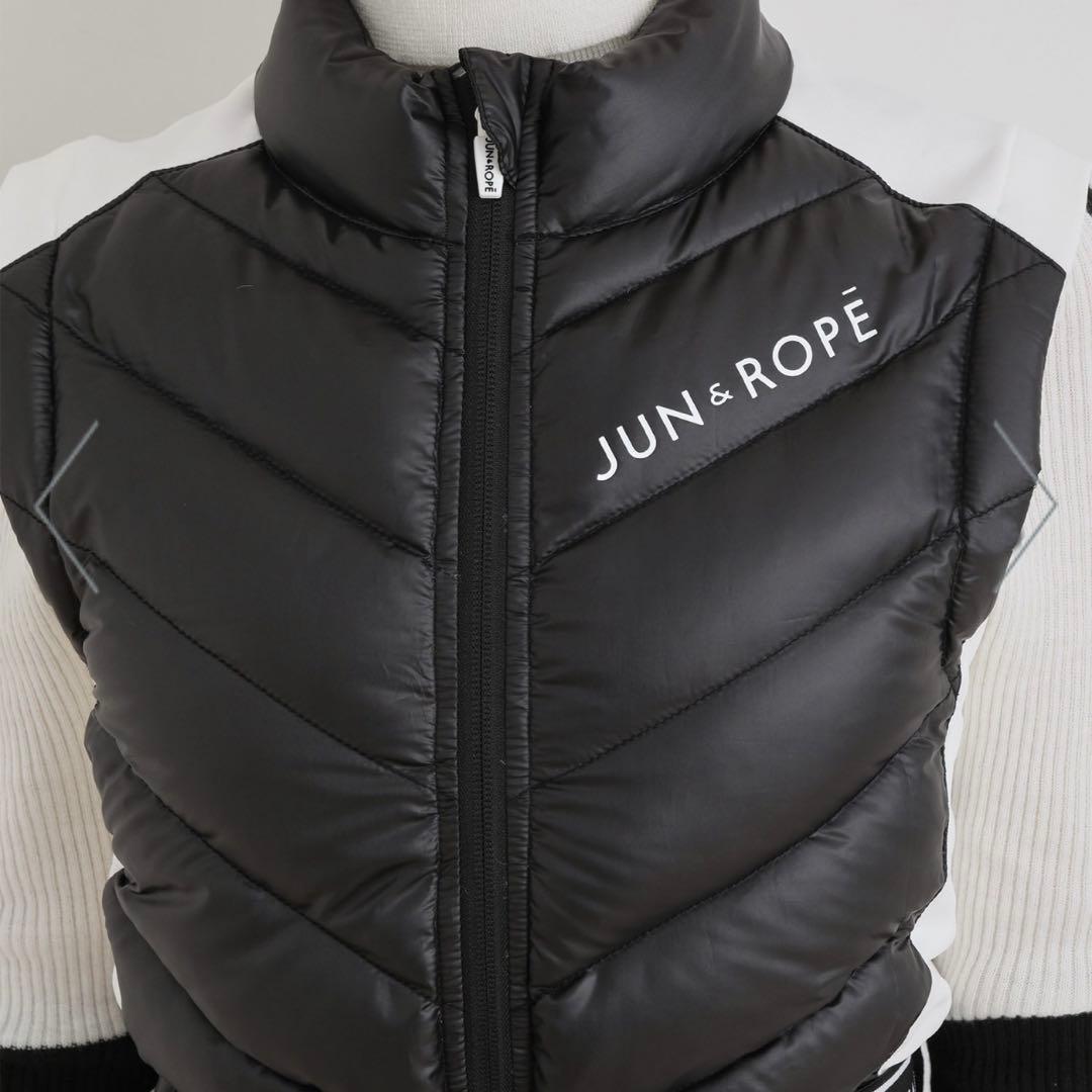 JUN&ROPE タフタフリースコンビDOWNワンピース