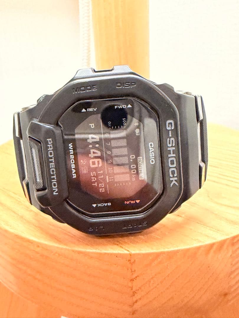 G-SHOCK デジタル腕時計 ブラック GBD-200 1JFガラスフィルム付