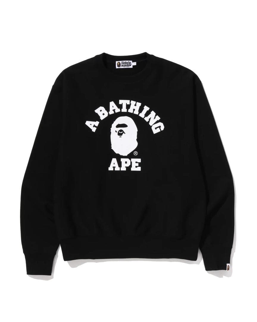 あ*や様 【新品未開封】APE クラシック カレッジ クルーネック スウェット