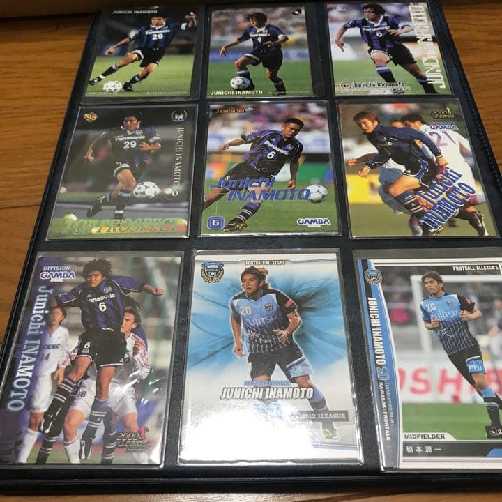 稲本潤一　サッカーカード　ガンバ