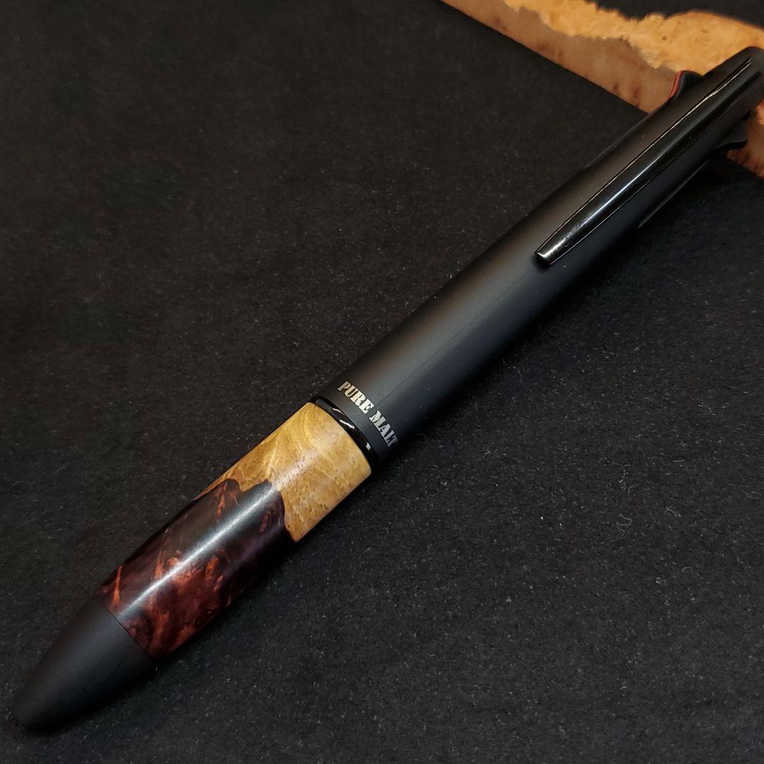 No.77ピュアモルトブラック4&1ホンジェラスローズウッド瘤カスタム