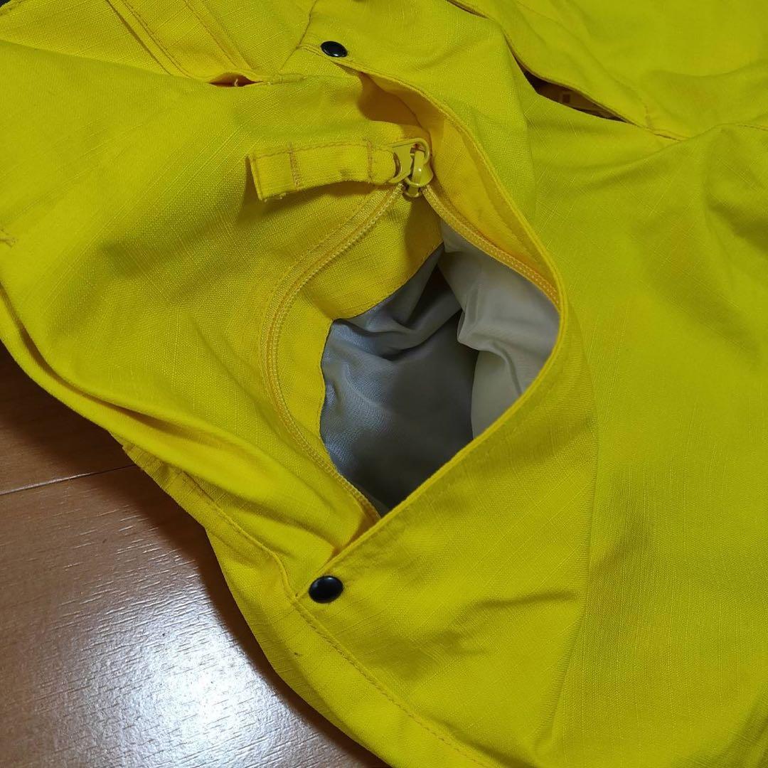 スノーボードウェア上下セット グリーン/イエロー　総柄　派手目