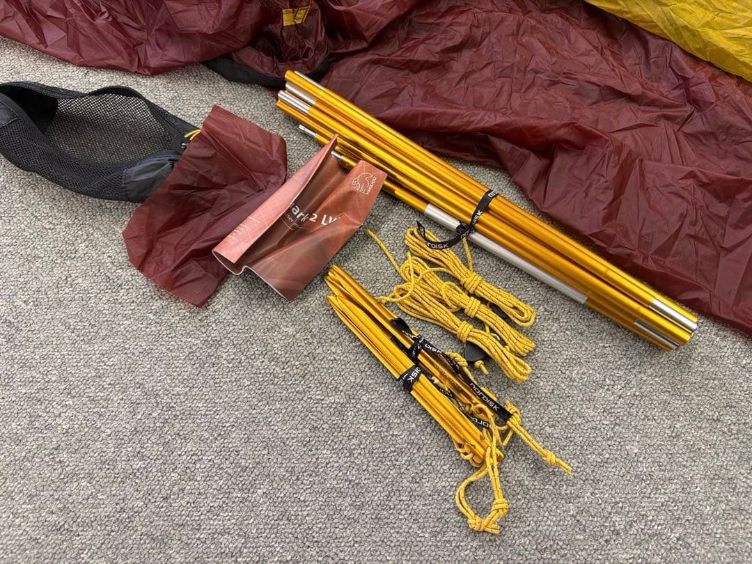 新品未使用 NORDISK Telemark 2.2 LW テント 赤