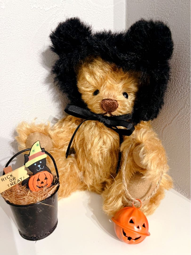 未使用　国内作家様　テディベア　ハロウィン　クマさん