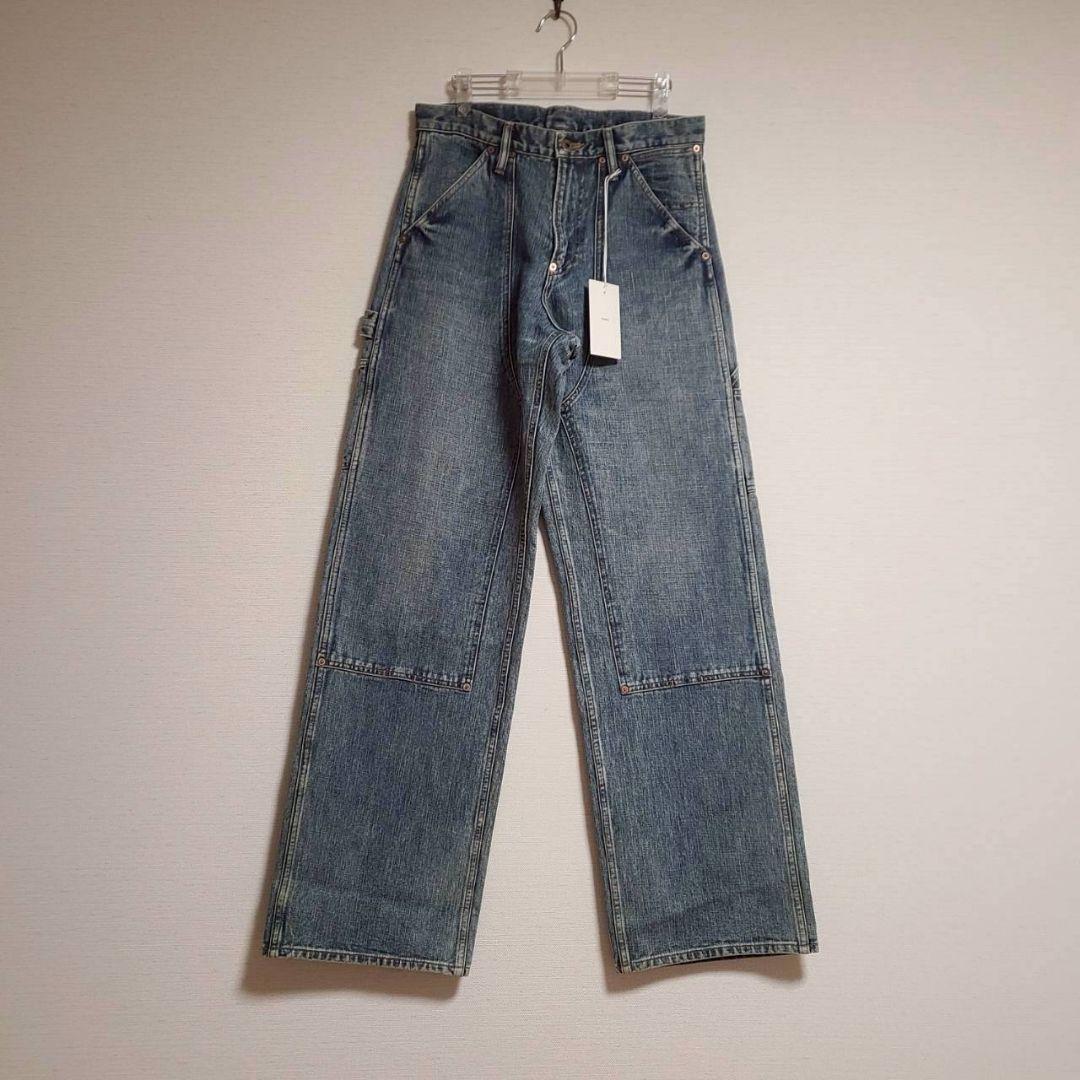 シュガーヒル SUGARHILL フェイデッドペインターダブルニートラウザーズ