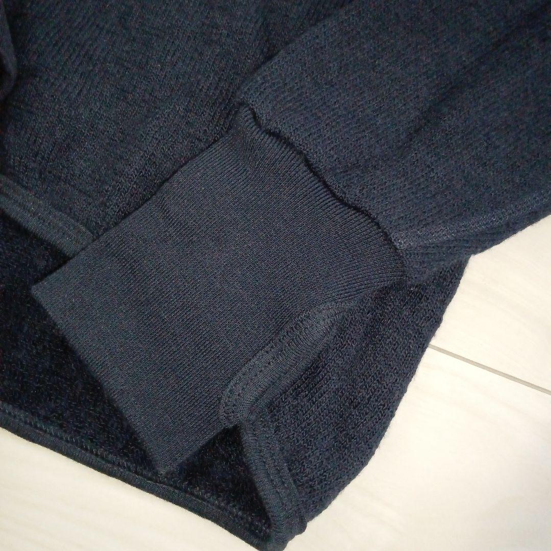 ウールパワー フルジップ ジャケット 400 サイズM ネイビー