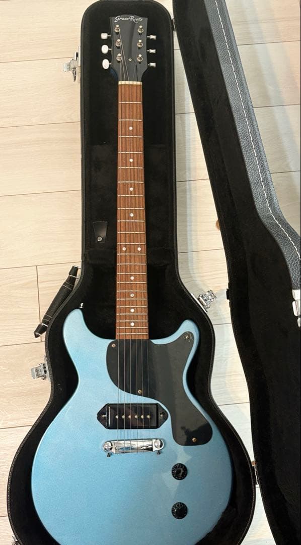 N*R様 GrassRoots レスポールジュニアPelham Blue ハード