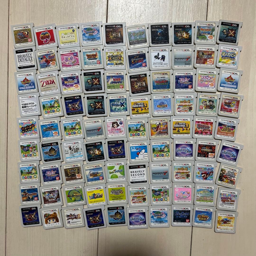 ニンテンドー　3DS ソフト　90個　まとめ売り