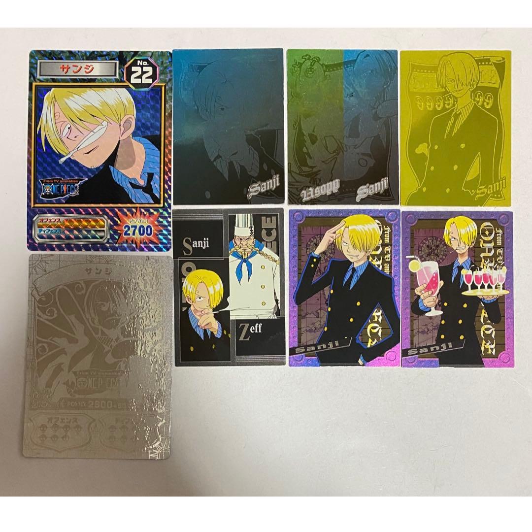 ONE PIECE エッチングカード カードダス マスターズ サンジ　ブロマイド