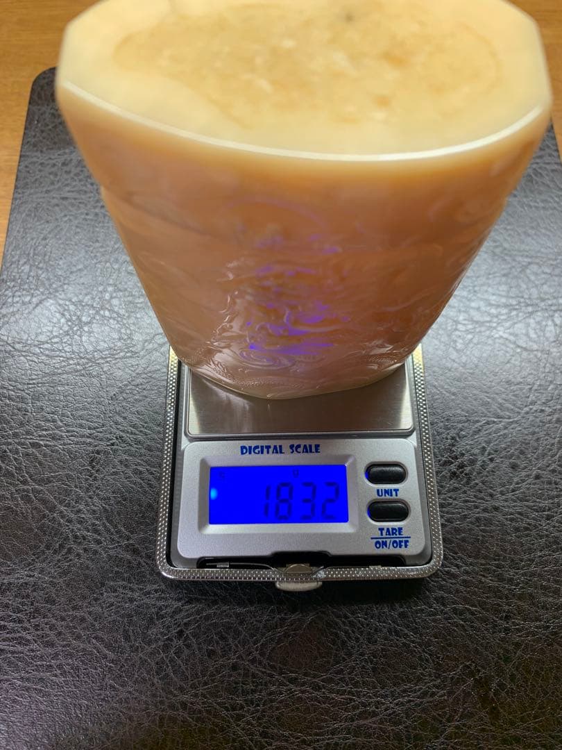 海象牙製 龍虎彫刻 円筒容器 彫刻工芸 183g