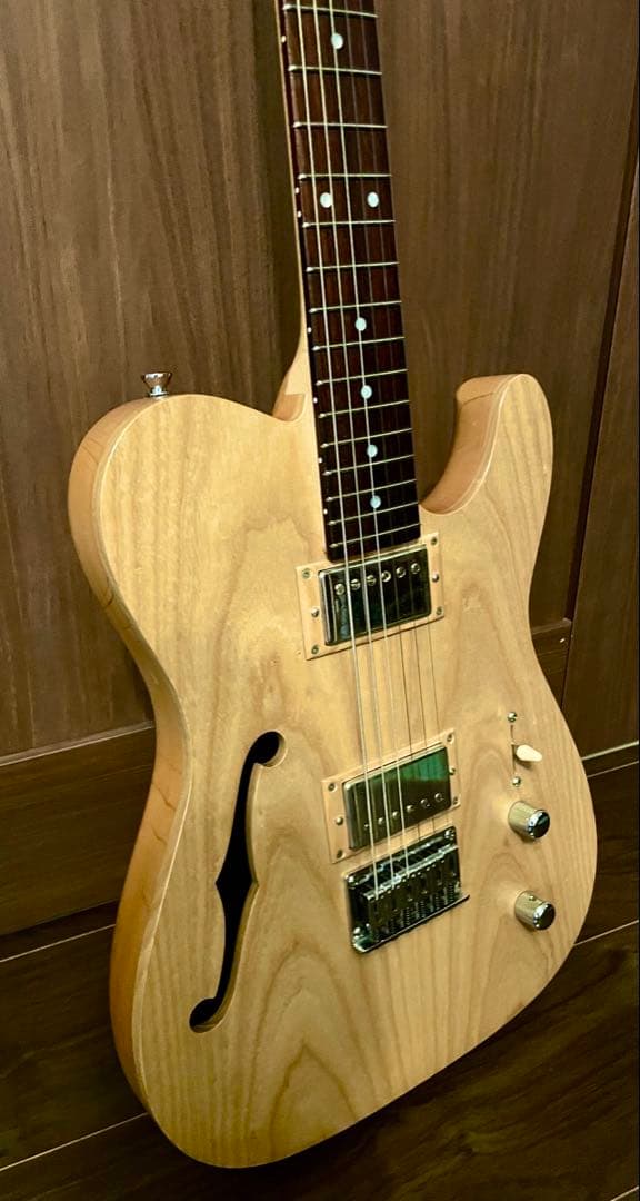 中古　志田工房 kuhl テレキャスター　シンライン　日本製　オーダーギター