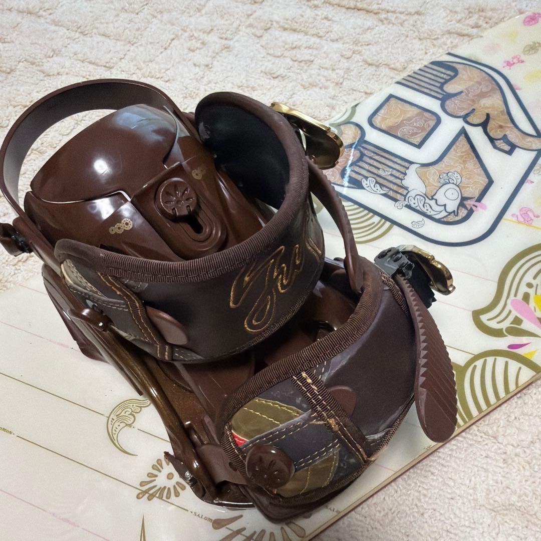 スノーボード　サロモン　ビンディング　セット　レディース　139cm