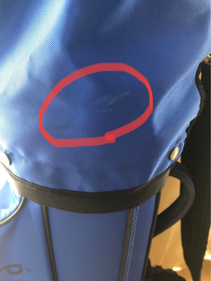 PEARLY GATES パーリーゲイツ　キャディバッグ　軽量　ブルー