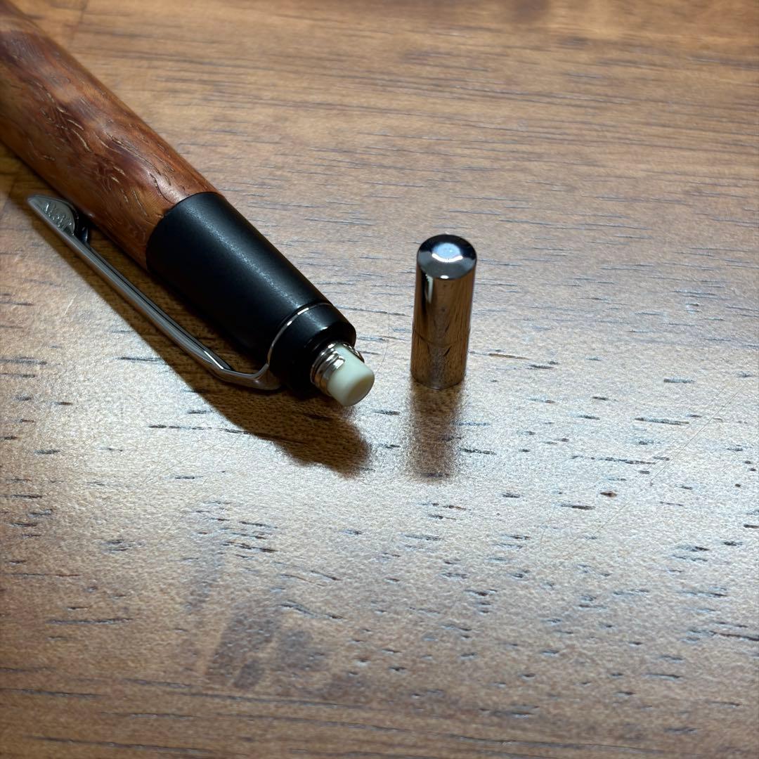 野原工芸　シャープペンシル　本花梨虎木