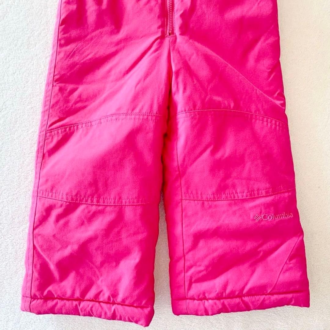 極美品　100 スノーウェア　防寒　上下 ピンク 女の子 キッズ　コロンビア