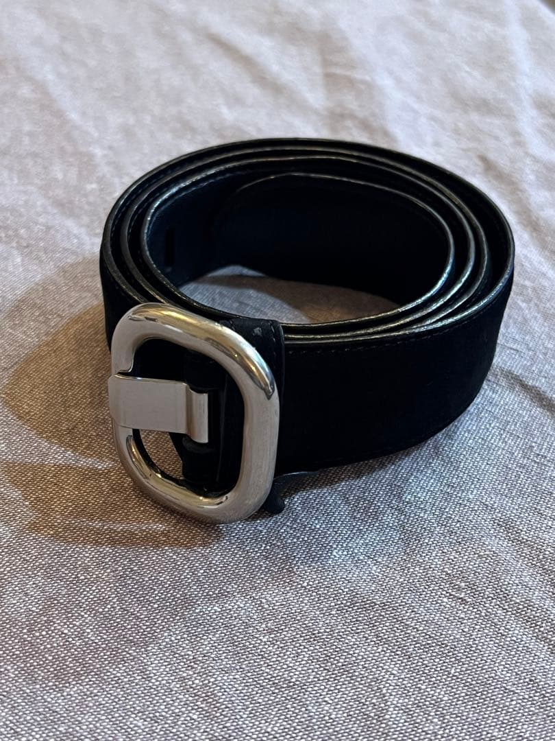 販売終了品！theshishikui シシクイ スエード ベルト 黒Mサイズ