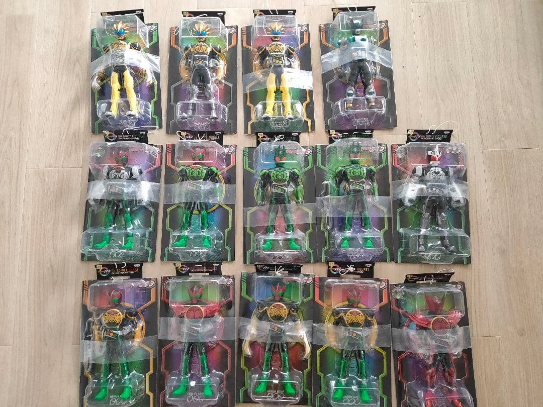 仮面ライダー オーズインブリスタービックサイズフィギュア非売品14体