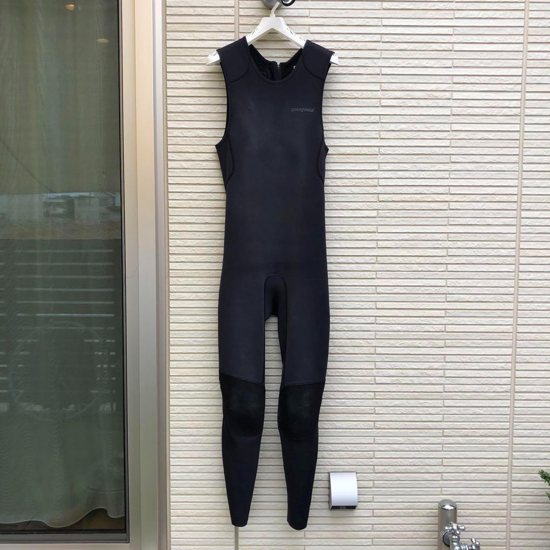パタゴニア ロングジョンウェットスーツ ブラック メンズ M