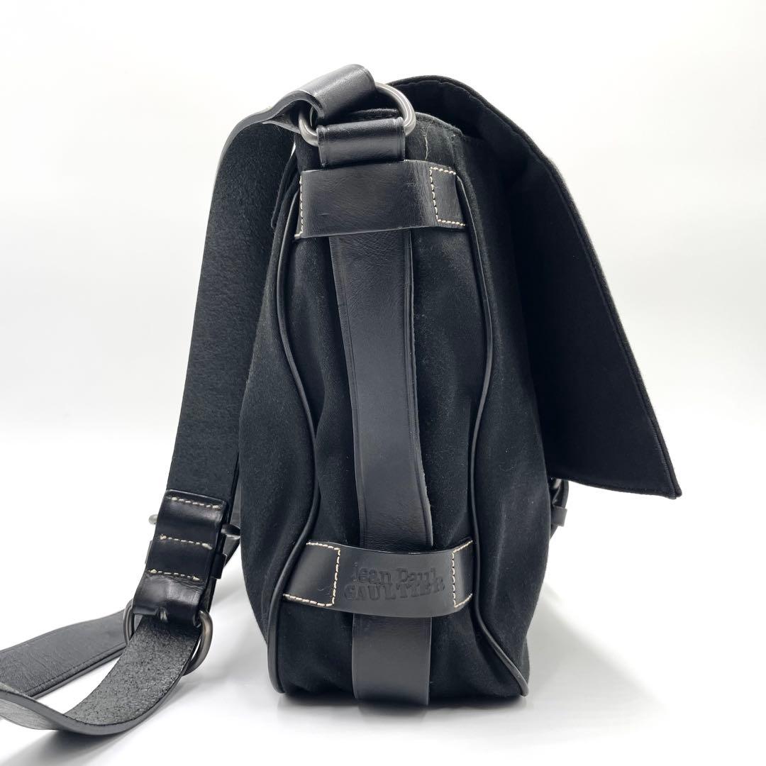 Jean Paul GAULTIER ショルダーバッグ　メッセンジャー　ブラック