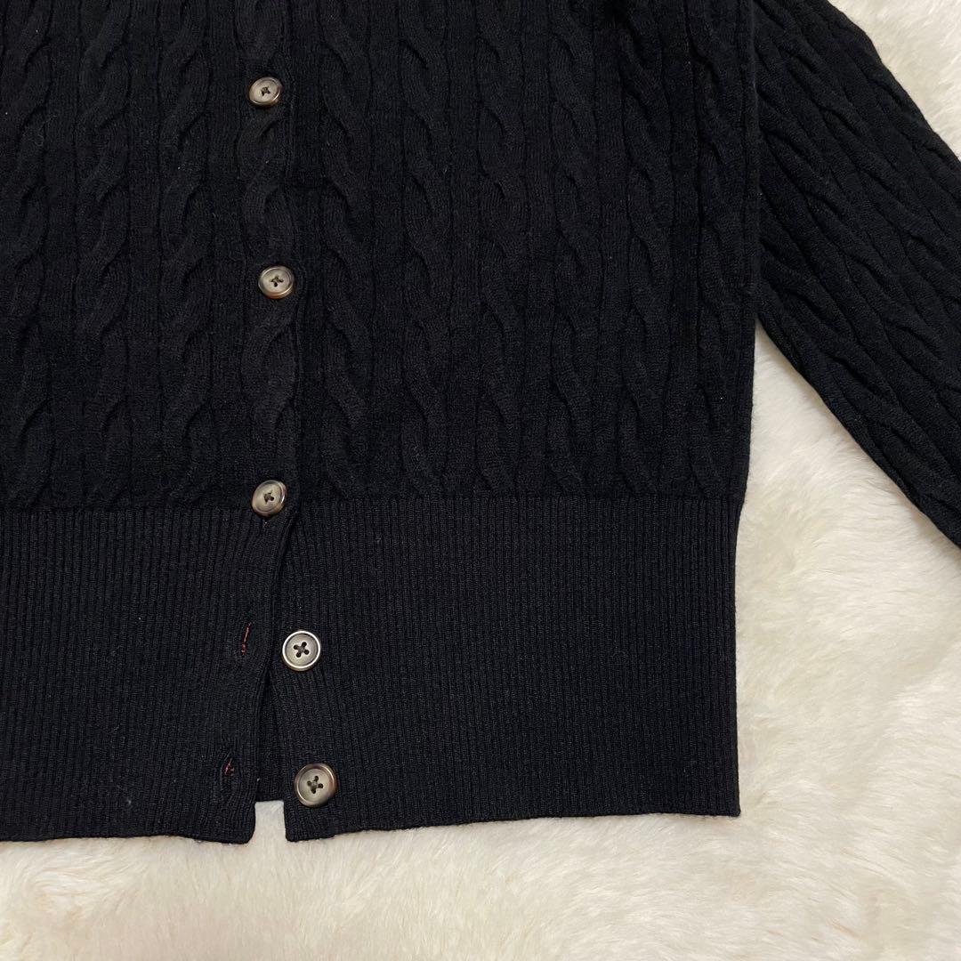 未使用級　ヴィヴィアンウエストウッド　表記40 ケーブルニットクルーカーディガン