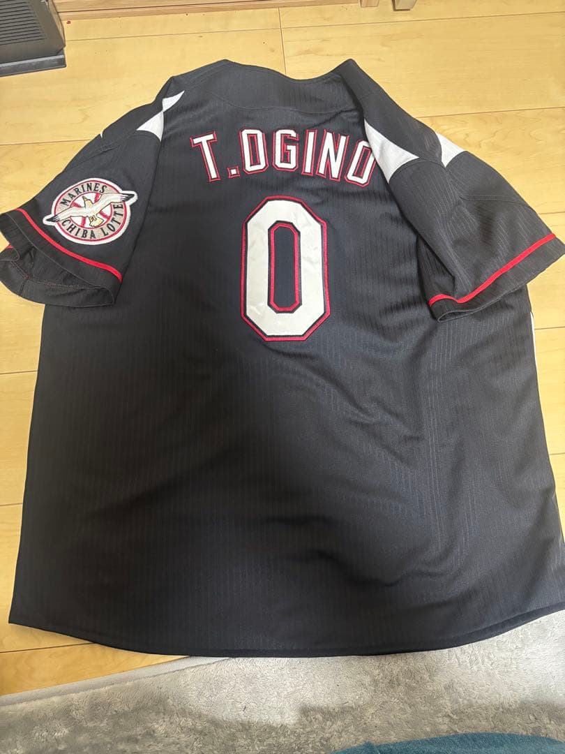 千葉ロッテマリーンズ 荻野貴司 ユニフォーム ビジター L