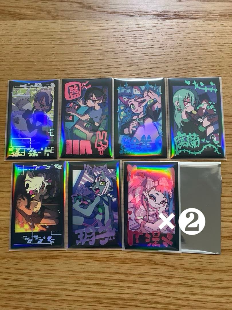 はなぶし　個展　ブレインマシーン04 あざとパジャマチェキ　8枚　ずとまよ