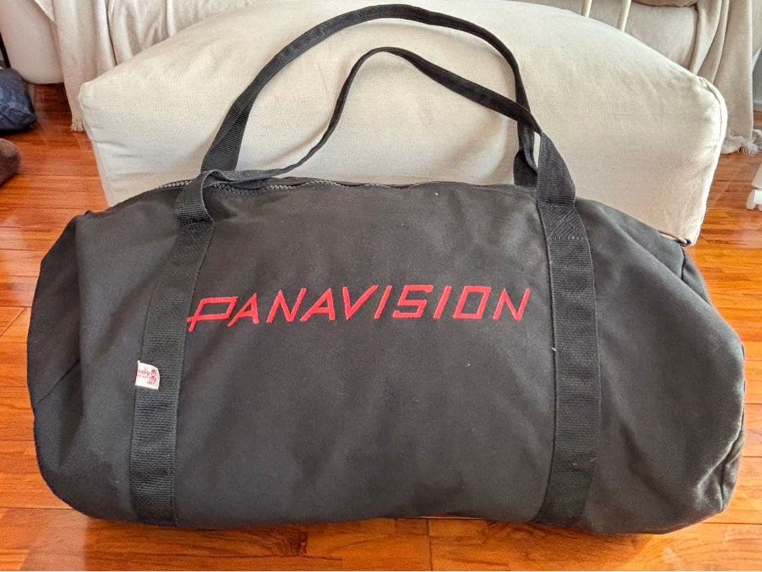 【激レア】PANAVISION ダッフルバッグ 大容量 黒　パナビジョン