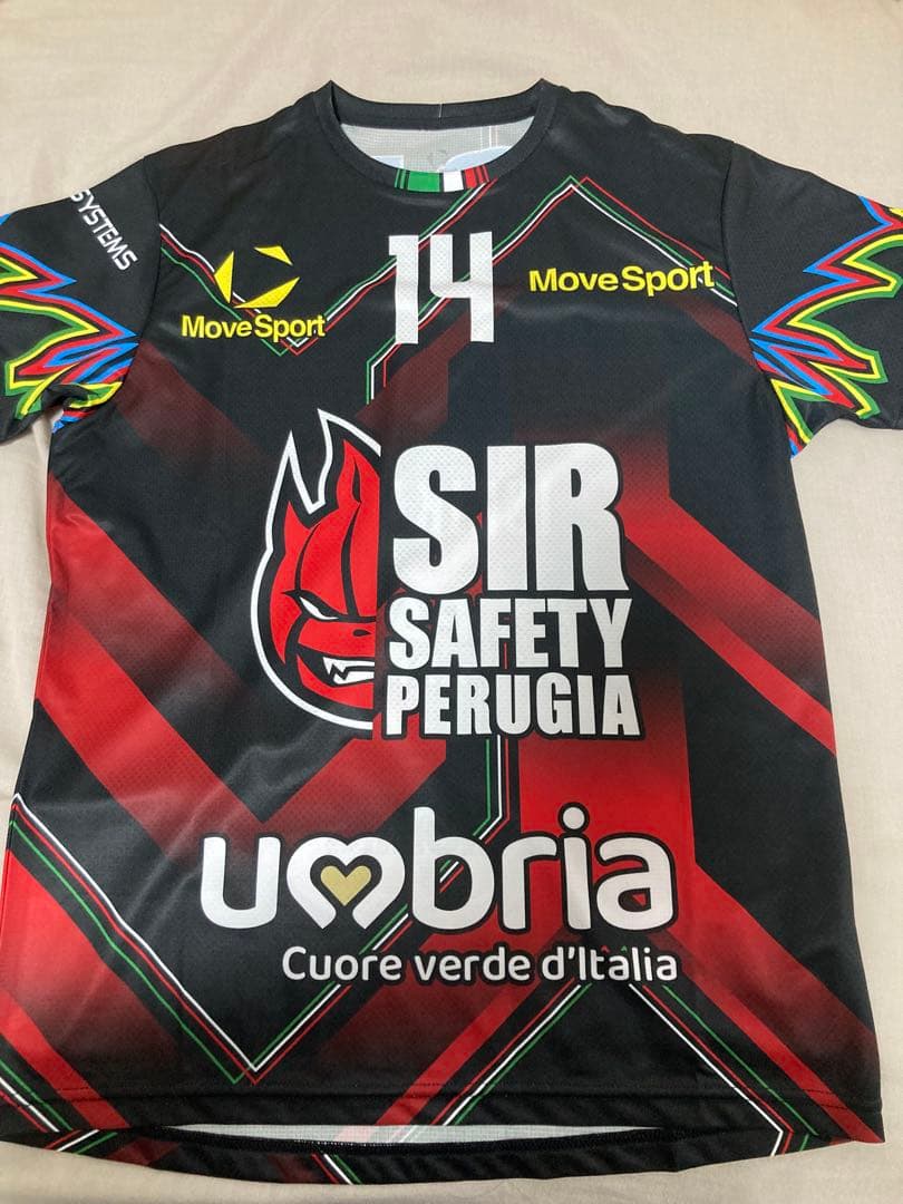 SIR SAFETY PERUGIA バレーボールシャツ 14 ISHIKAWA