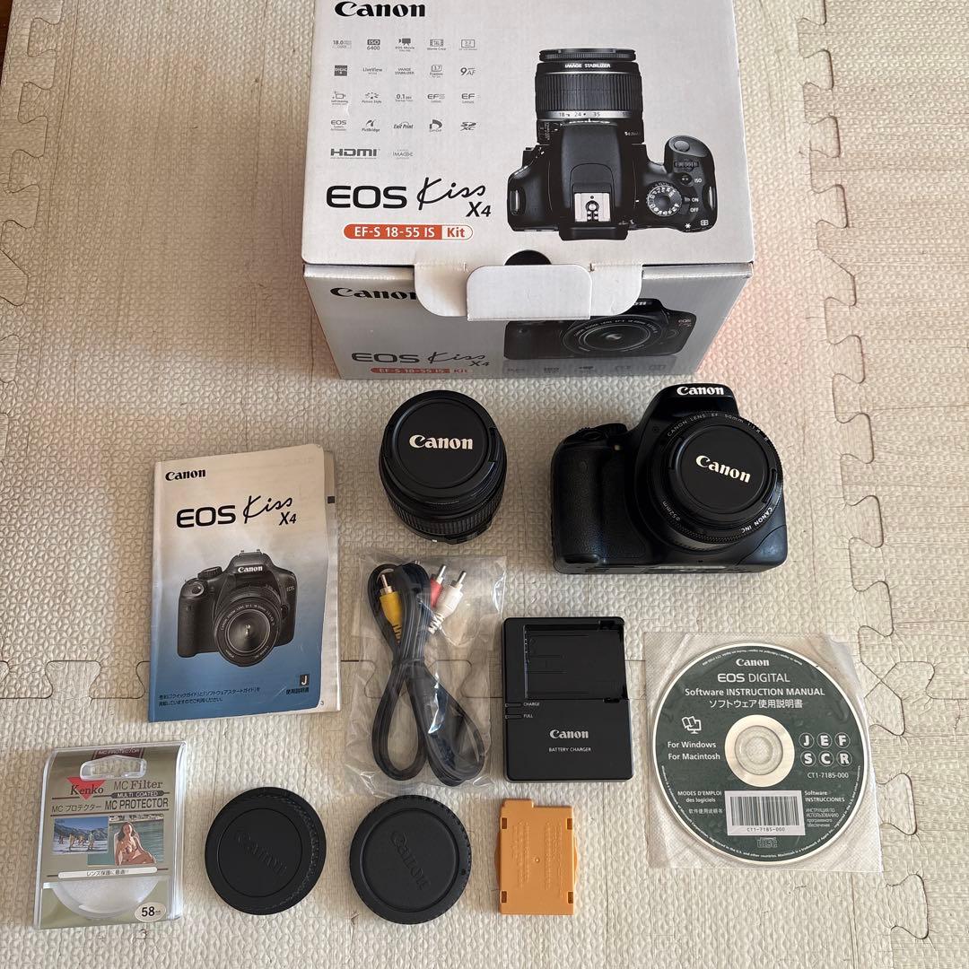 Canon EOS Kiss X4 本体 レンズ2本セット
