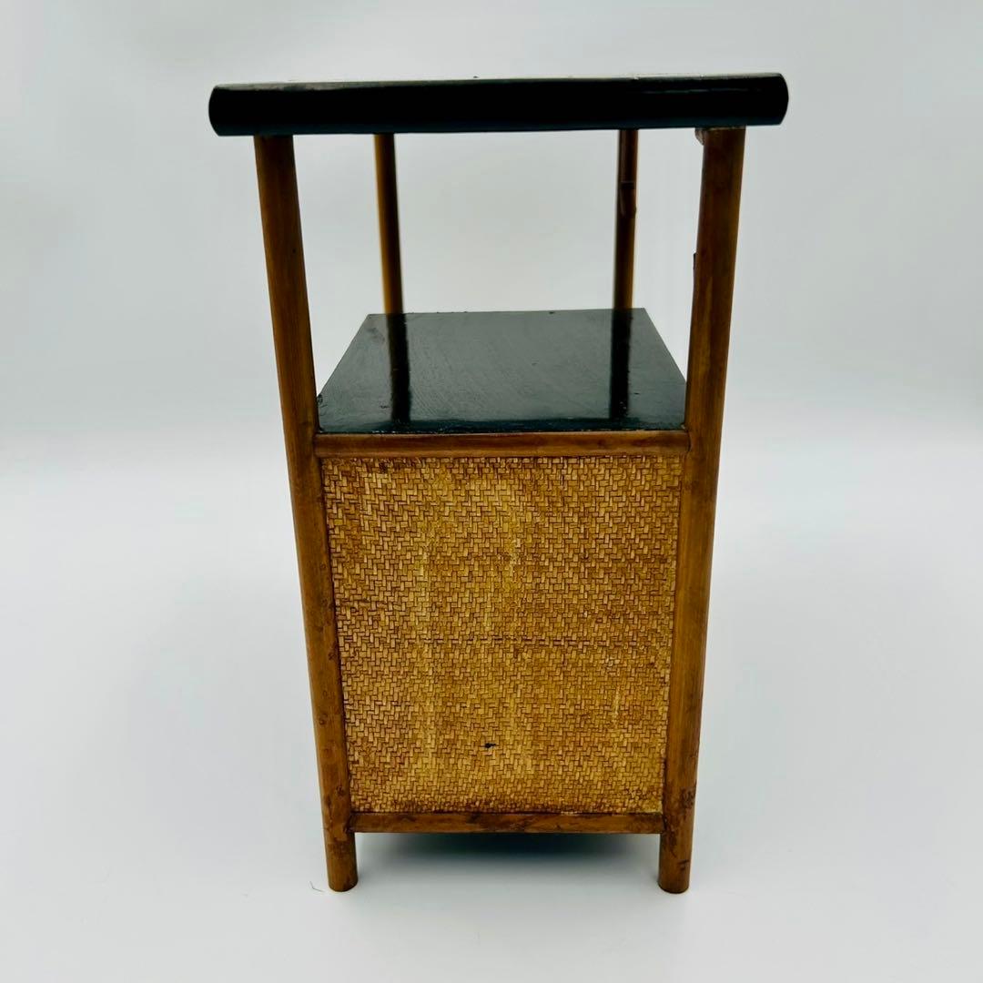 【茶棚　茶箪笥　飾り棚　煎茶道具】アンティーク　インテリア　骨董