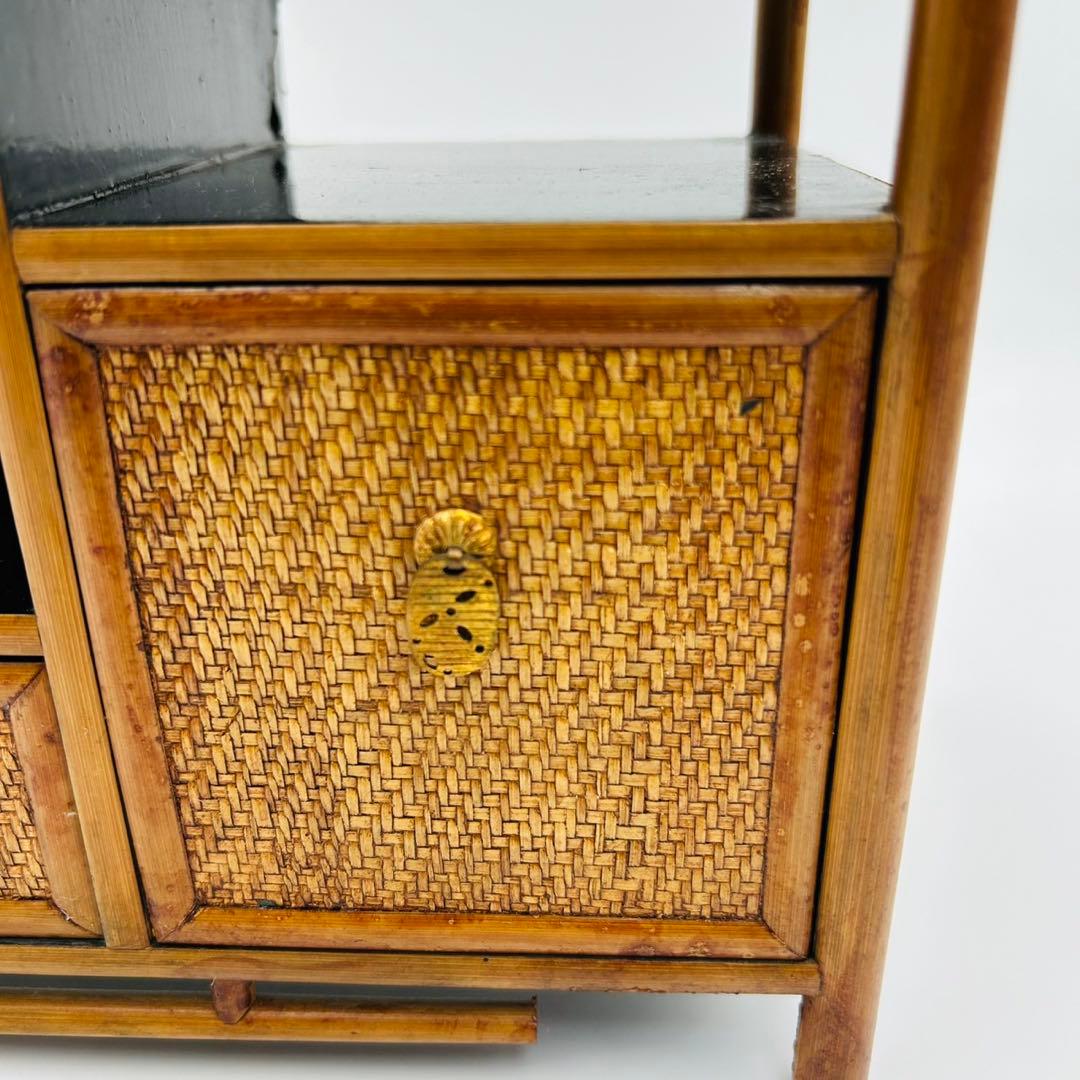 【茶棚　茶箪笥　飾り棚　煎茶道具】アンティーク　インテリア　骨董