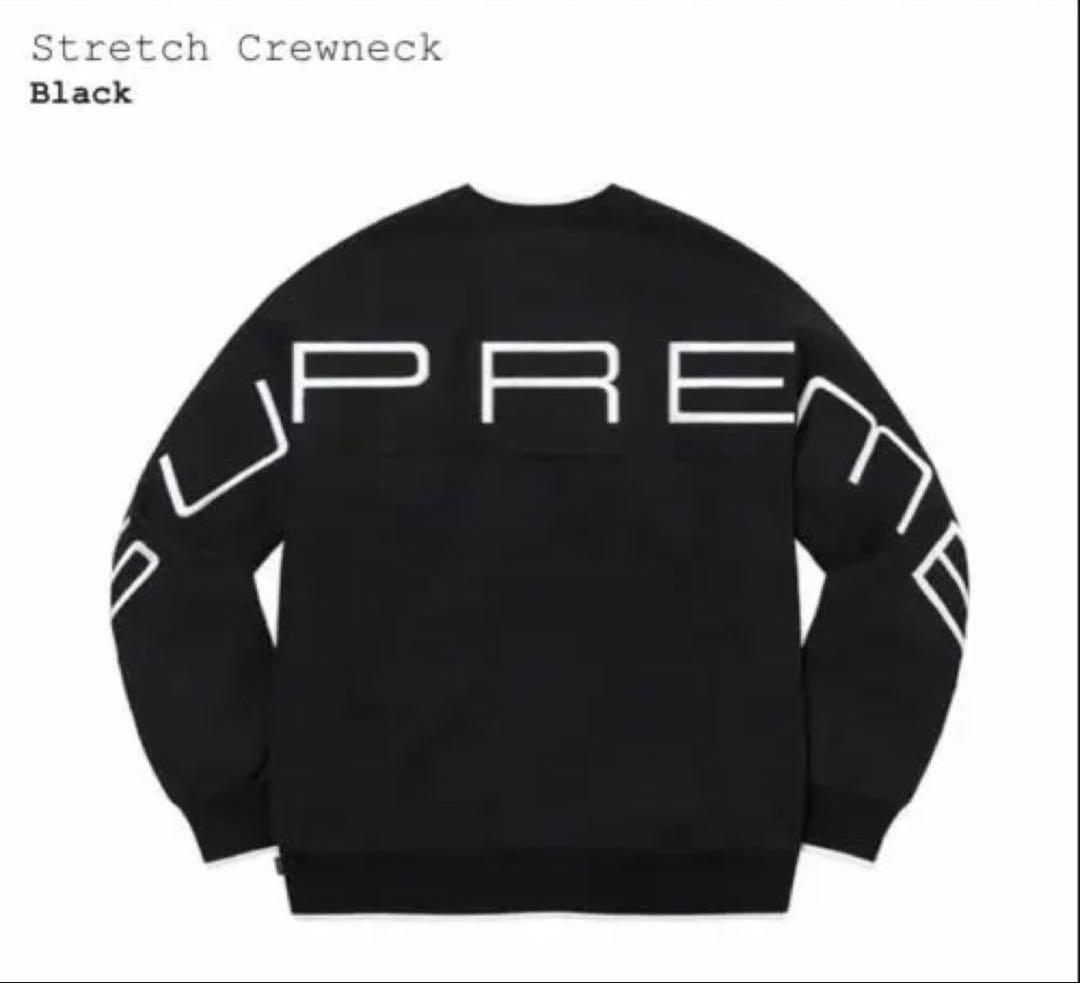 トップス 22ss Supreme Stretch Crewneck Black L