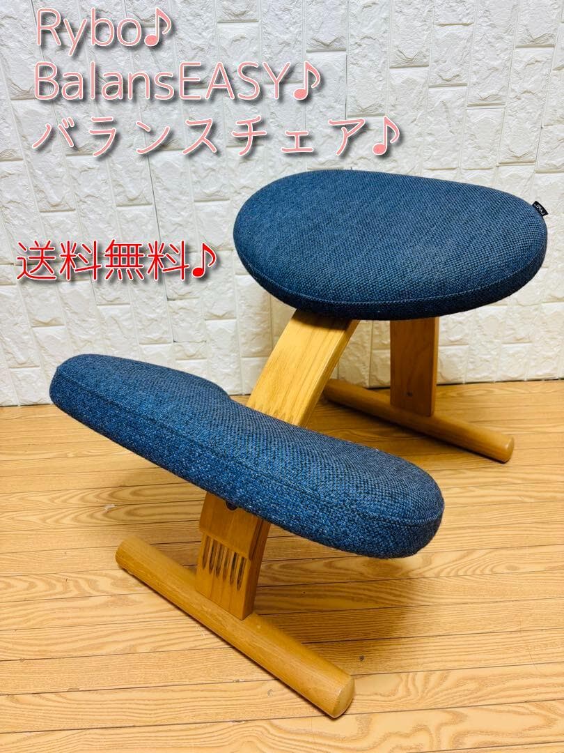 a*様 リボ社バランスイージーチェア♪姿勢矯正♪姿勢♪RYBO♪青♪ブルー♪紺♪