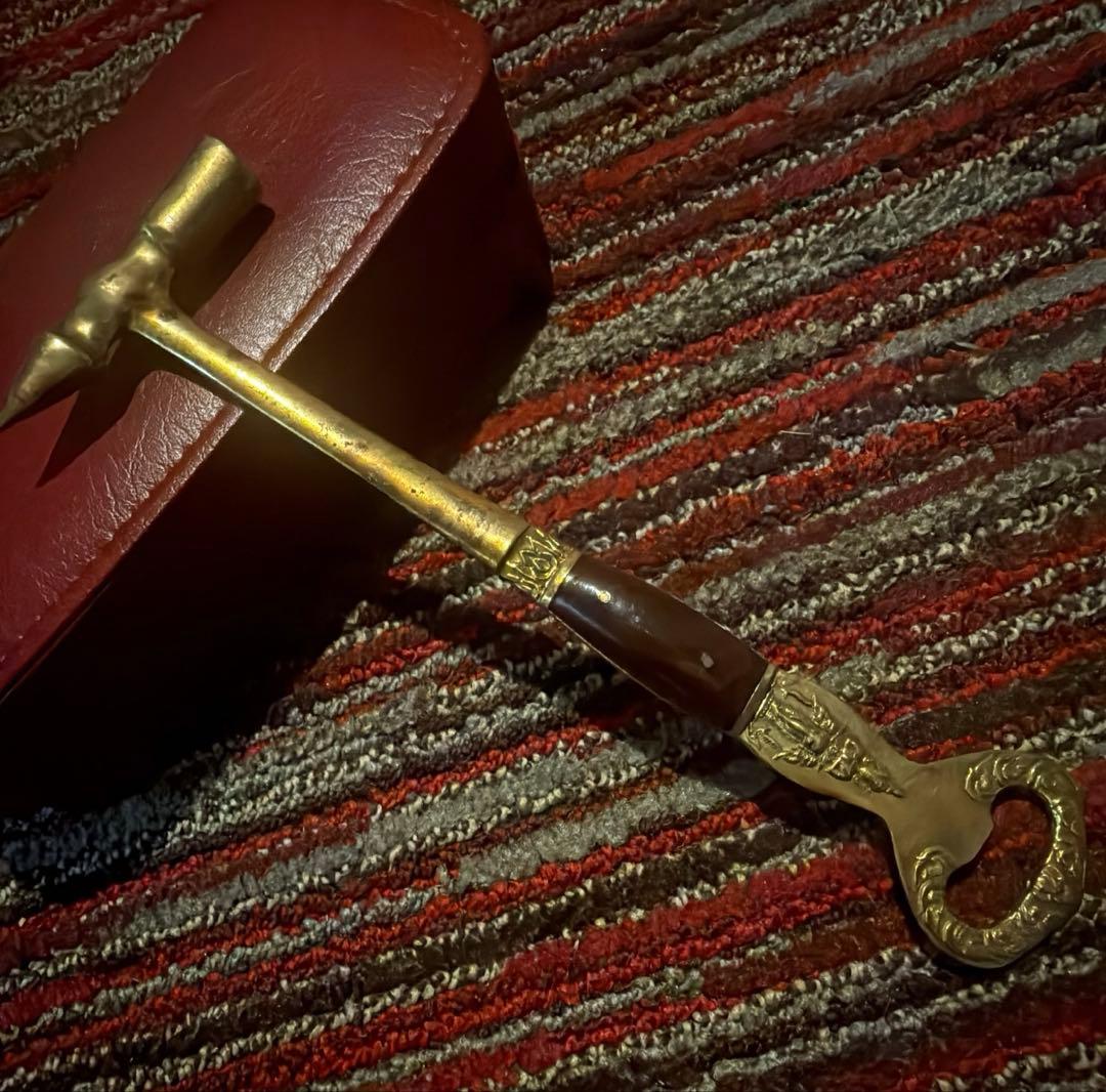 海外製　アンティーク　小槌　栓抜き　遺品　生前整理