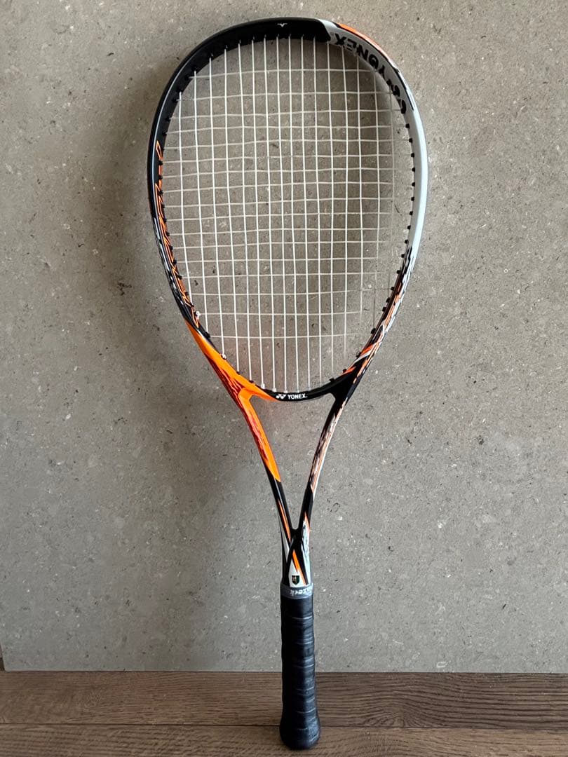 エフレーザー7V カバー付　ラケット　ソフトテニス　オレンジ　美品