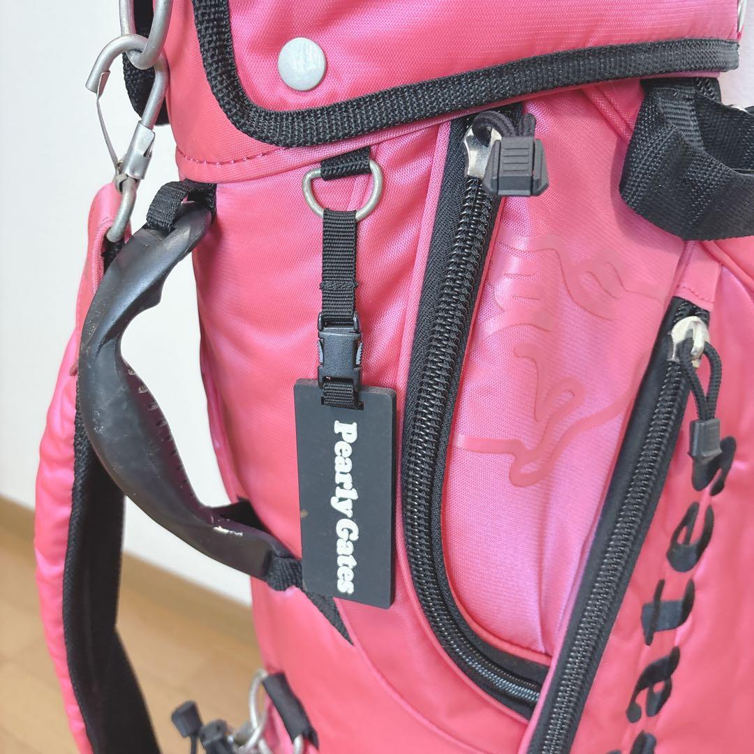 K399 パーリーゲイツ ピンクキャディバッグ