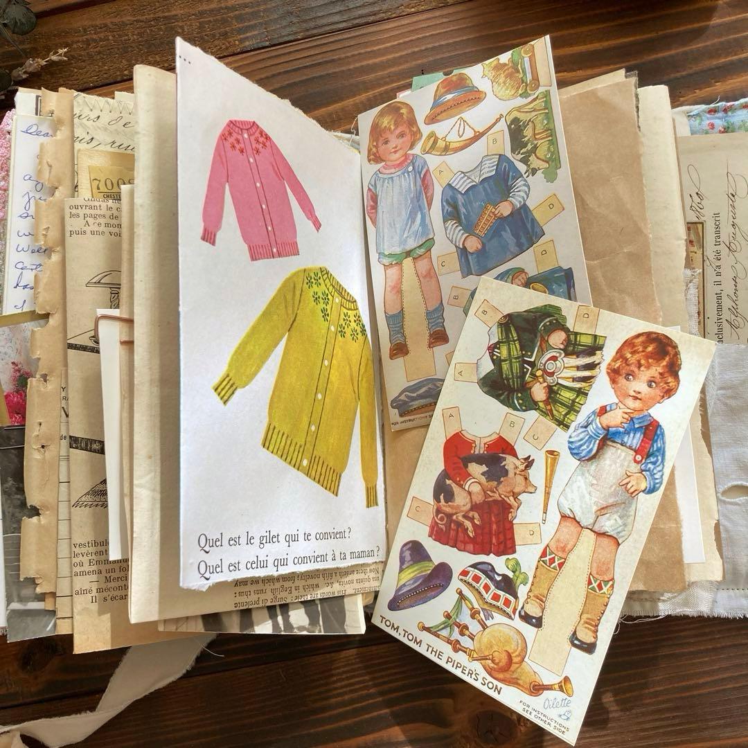 junkjournal ジャンクジャーナル雑記帳　エフェメラセット