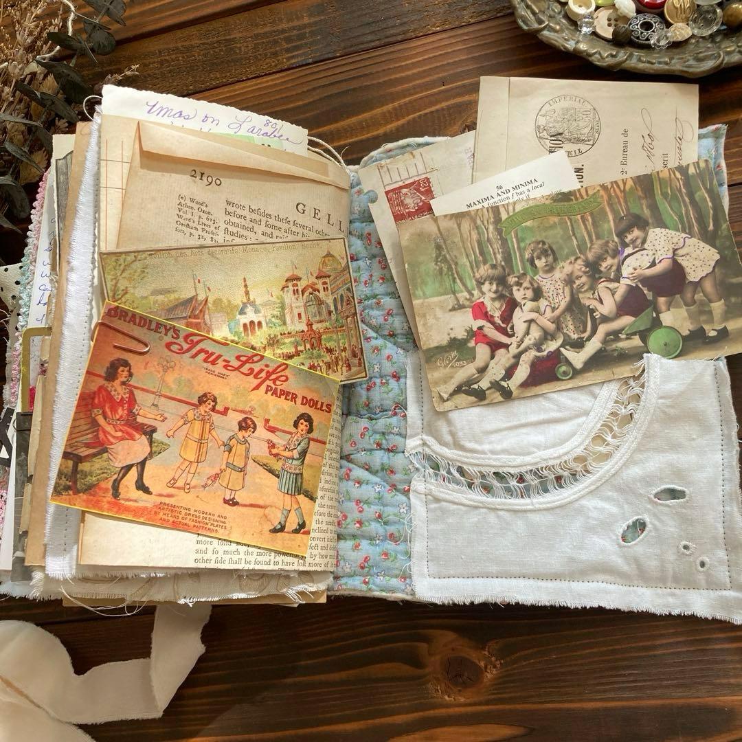 junkjournal ジャンクジャーナル雑記帳　エフェメラセット