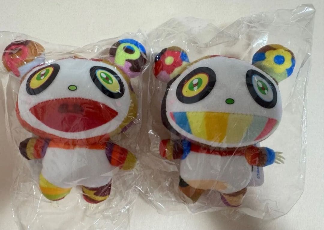村上隆　パンダ　マスコット　キーホルダー　2個セット　未使用　正規品　親子