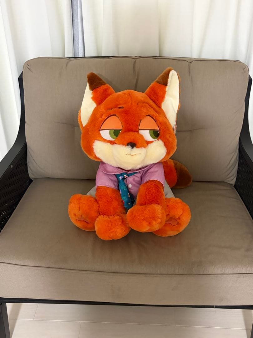 コストコ ディズニー ズートピア2 ニック・ワイルド ぬいぐるみ ブランケット